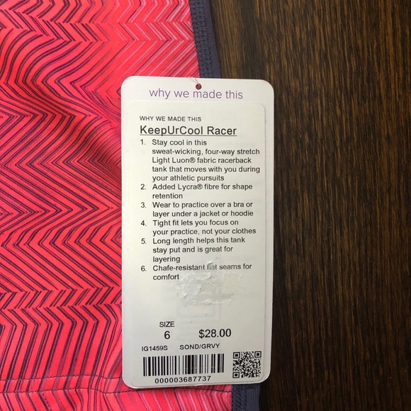 Lululemon Ivivva KeepUrCool Racer - Picture 2 of 4
